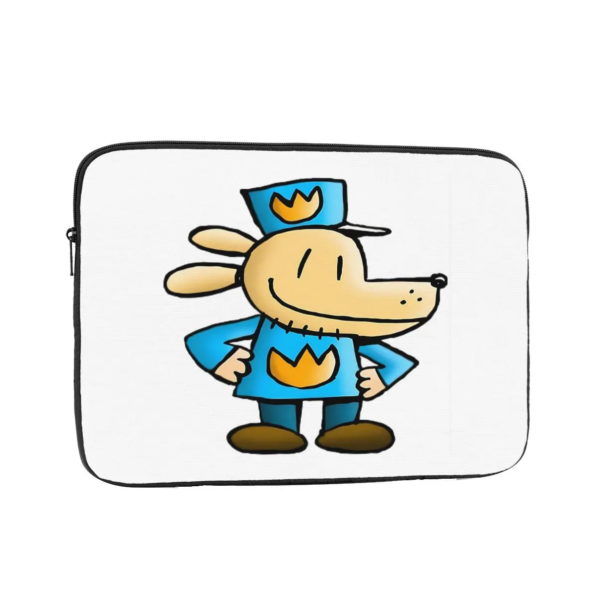 

Человек-собака с комиксами и графическим ноутбуком, чехол для ноутбука 10, 12, 13, 15, 17 дюймов, сумка для ноутбука, противоударный чехол для планшета
