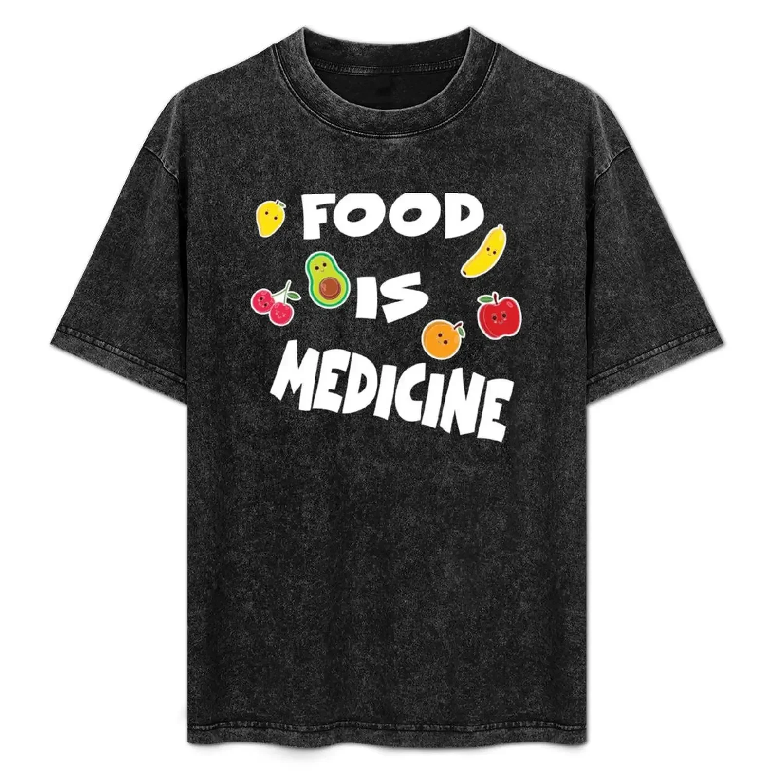 Food is medicine gift for nutritionist dietologist naturopath T-Shirt aesthetic clothes tops shirts men graphic