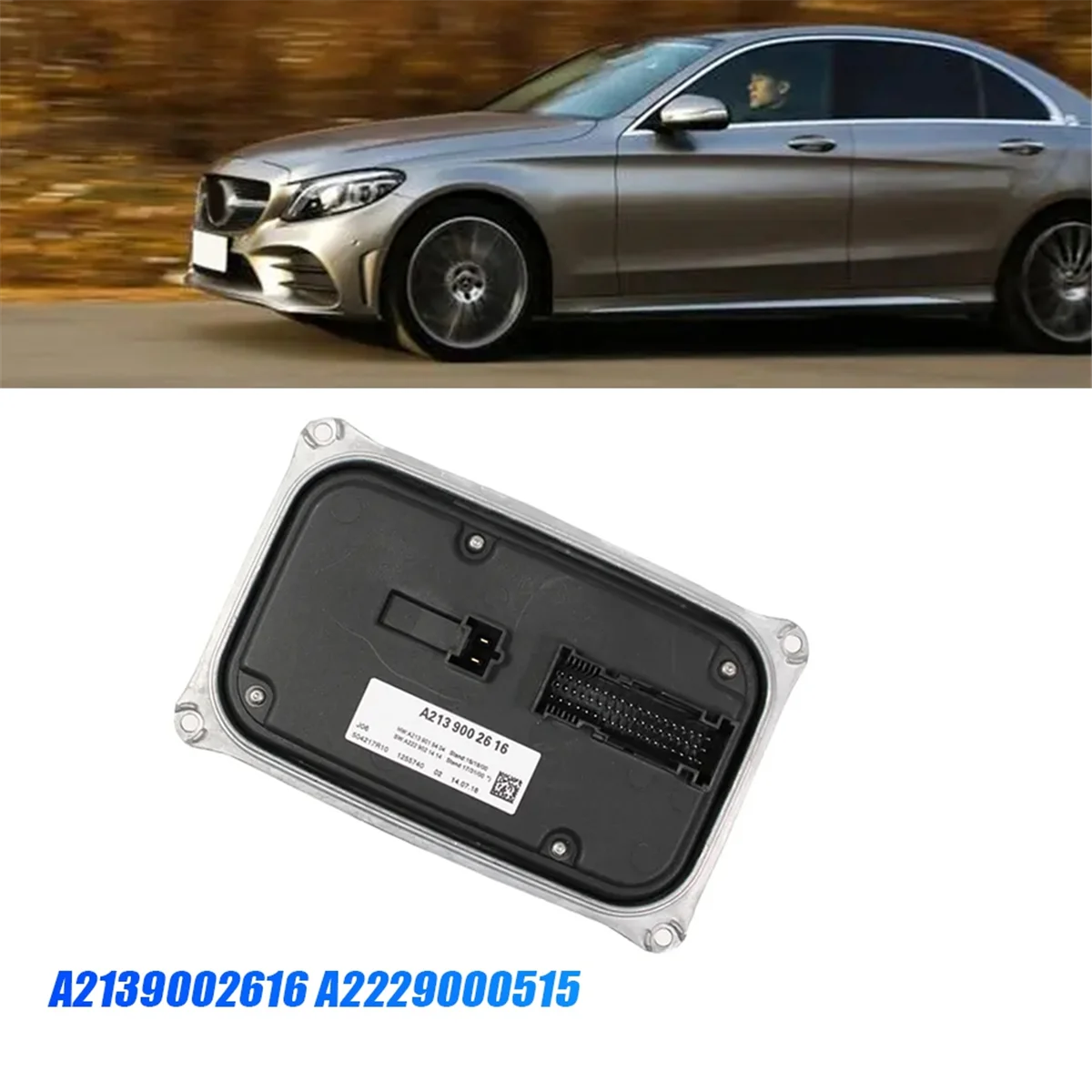 Блок управления автомобильным фотомодулем A2139002616 A2229000515 для Mercedes W205 S205 2014-2021, балласт Plug and Play