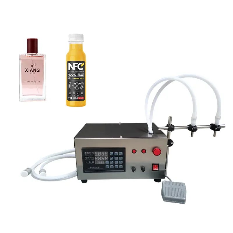 

Small 2-head CNC liquid filling machine wine lotion cleaning agent beverage high-precision automatic filling machine