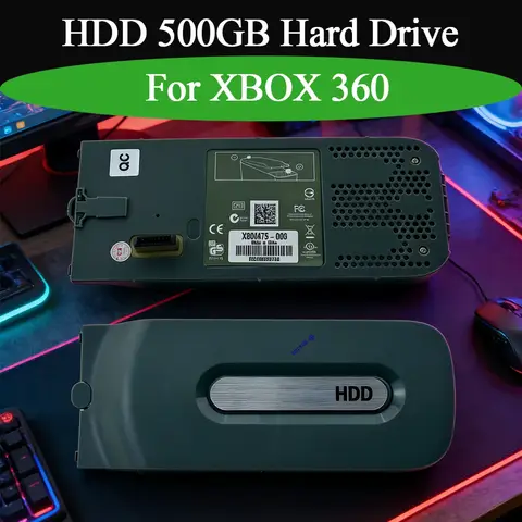 For Xbox 360 Fat Durable HDD Harddisk 500GB Hard Drive Disk - Hard Drive Replacement For Xbox 360 FA Console Gaming Accessaries