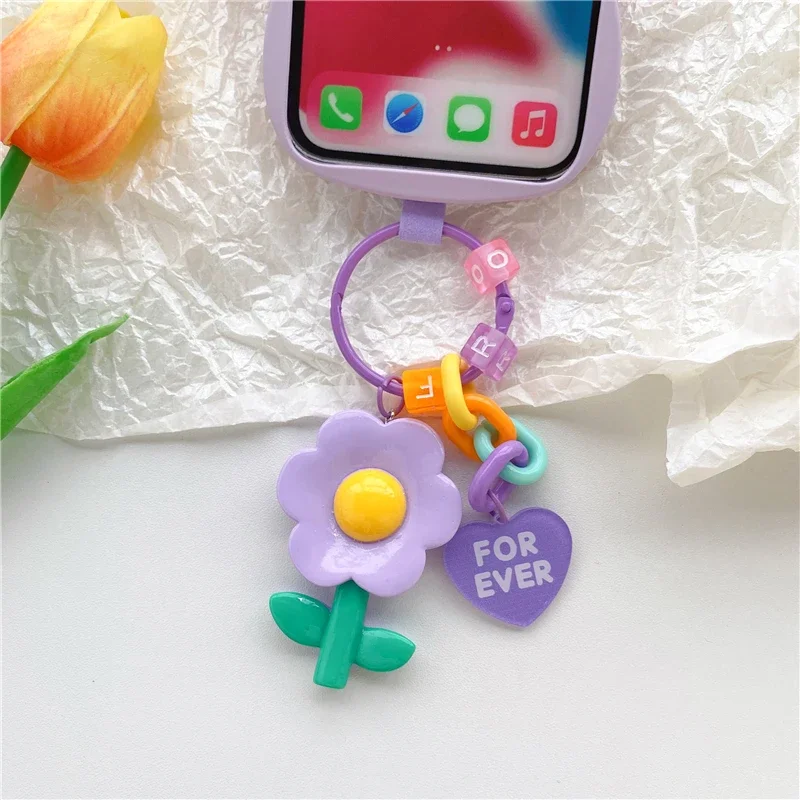 حزام دلاية ملون عباد الشمس ، مضاد للضياع لهاتف آيفون 14 ، 13 ، 12 ، 11 برو ماكس ، أنيق ، عالمي ، إكسسوارات رائعة ، كوريا