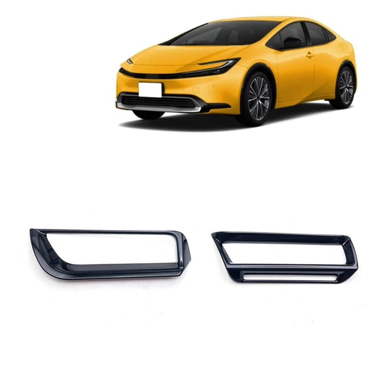 

Крышка для вентиляционного отверстия автомобильного кондиционера для Toyota Prius 60 Series 2023 2024 рамка внутренняя отделка Сменные аксессуары (черный)