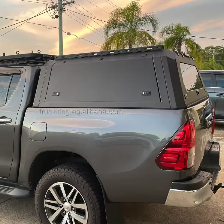 

4X4 Truck Accessories Utes Canopy For Hilux Canopies Waterproof Topper Jeep Gladiator Tacoma Dmax Aluminum Truck Canopy