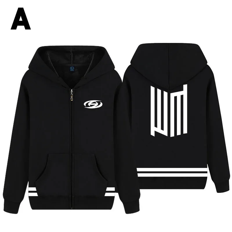 New ATEEZ BREAK THE WALL Hoodie Sweatshirt Zipper Coats KPOP ATEEZ Merch Clothes