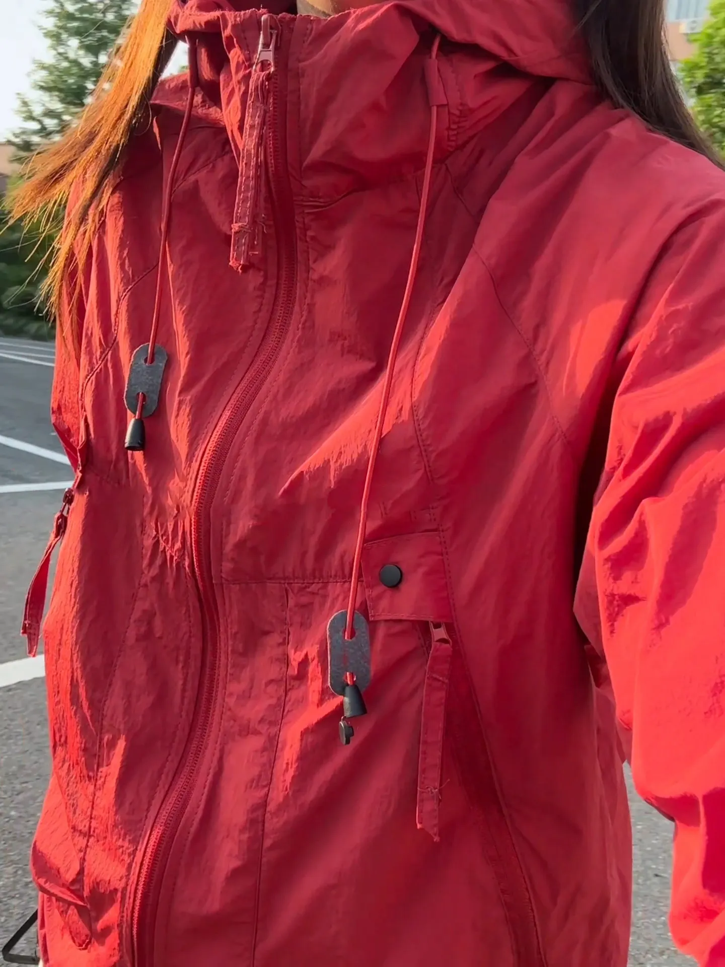 Lightweight Breathable Cycling Jacket Hooded Men's Quick Dry Climbing Suit Durable Water Repellent Coat Outdoor Adventure Wear
