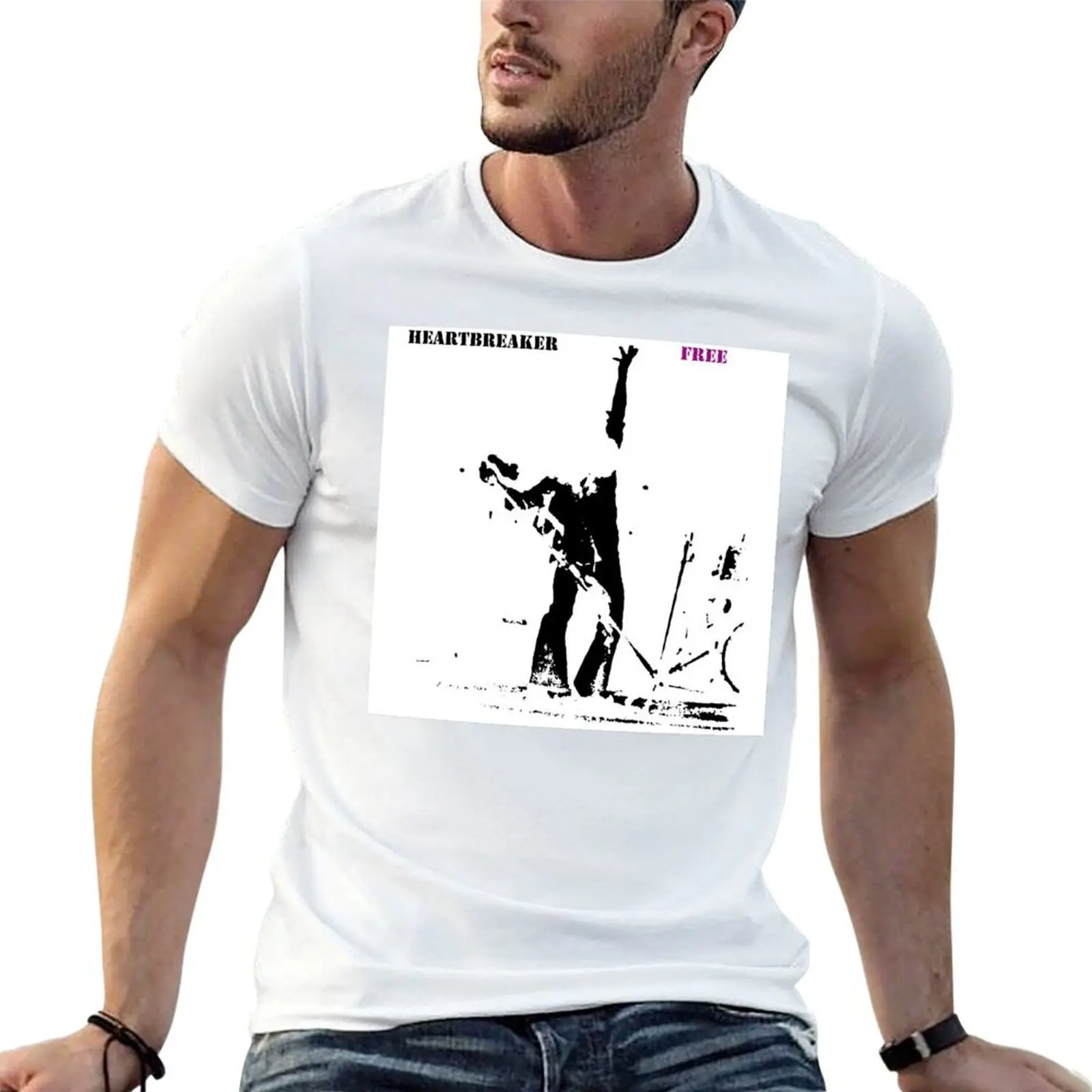 

FRASER KOSSOFF SUPER for cotton men t FREE shirts COOL man for t HEARTBREAKER T-Shirt man shirts casual RODGERS KIRKE