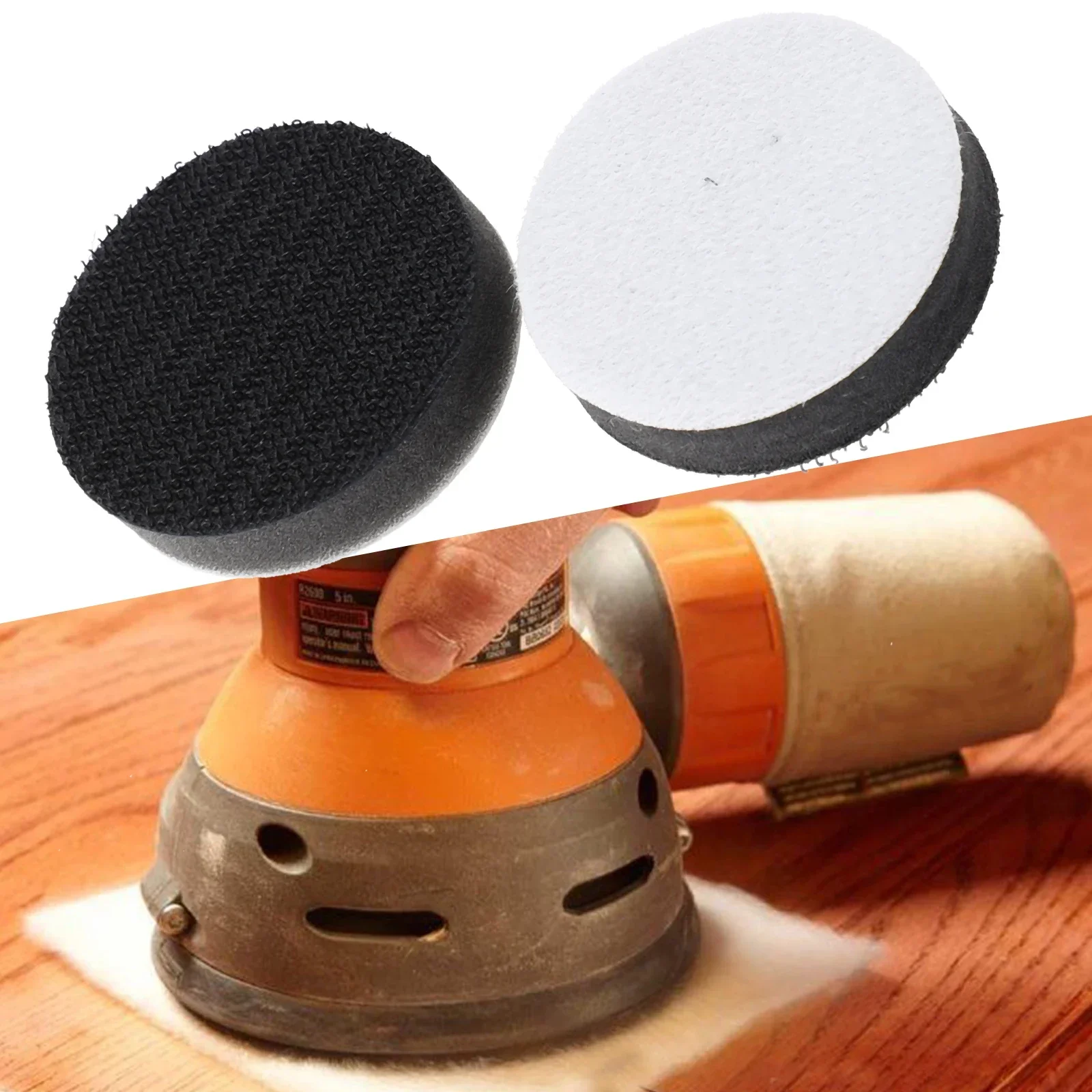 Backing Pad Interface Pads Sanding Pad Soft Sponge 2 Inch 2PCS For Back-up For Uneven Hook&Loop Sponge Cushion