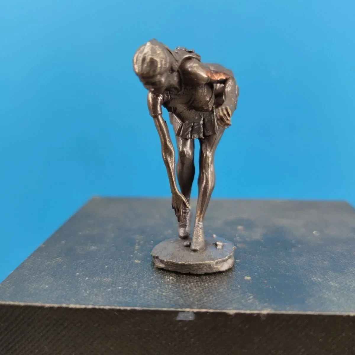 Black Solid Bronze Maid Nude Naked Female Body Voluptuous Temptation Statue