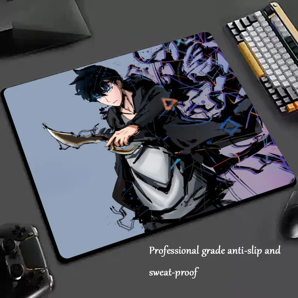 A-Anime S-solo L-eveling Mouse Pad Cartoon rubber Small mouse pad desktop computer office keyboard e-sports ROGs game