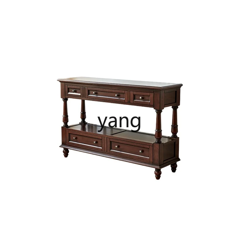 

Yjq Solid Wood Console Tables Doorway Storage Key Wall Aisle Cabinet