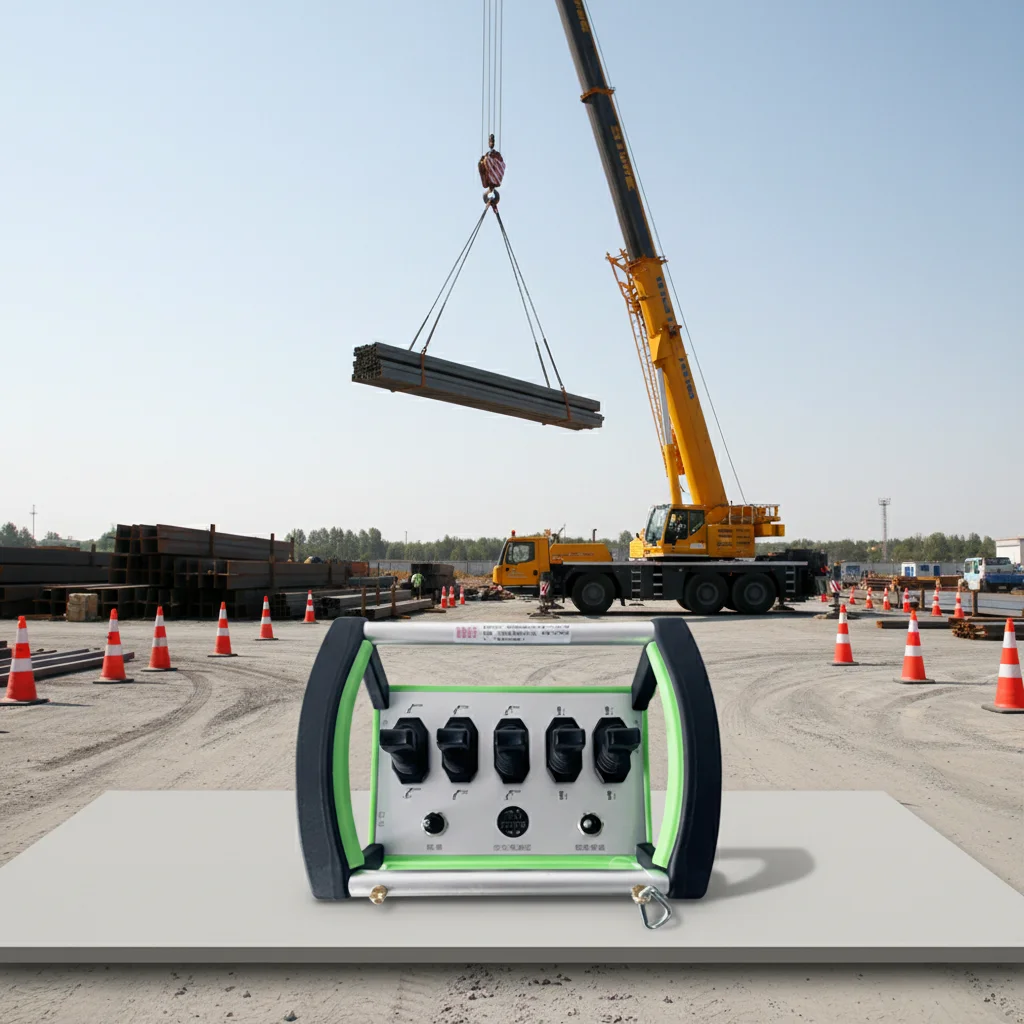 Retrofit Crane Control Radio IP68 Waterproof Remote Control 5 Joysticks Hydraulic Valve for Crane Wireless