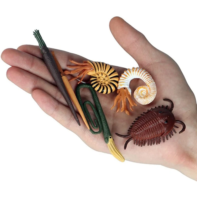 Mini Ancient Marine Animal Figures,Sea Creatures Figurines,Educational School Project Learning Toys For Kids Toddlers