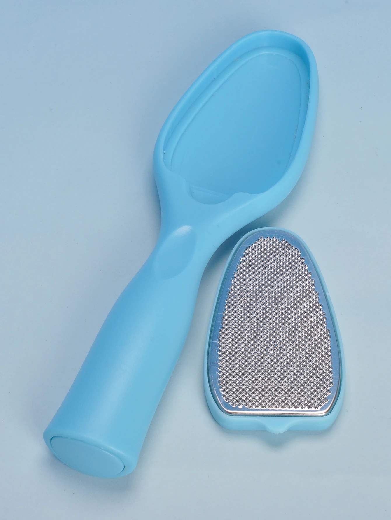 Stainless Steel Foot File Callus Remover with Dead Skin Catcher, Pedicure Tool for Hard Skin Removal and Foot Care