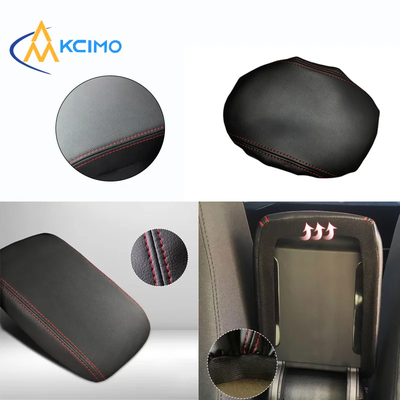 Custom PU Leather Center Console Armrest Cover For VW Volkswagen Golf 7 MK7 2012-2019, Anti-scratch Waterproof Armrest Protector