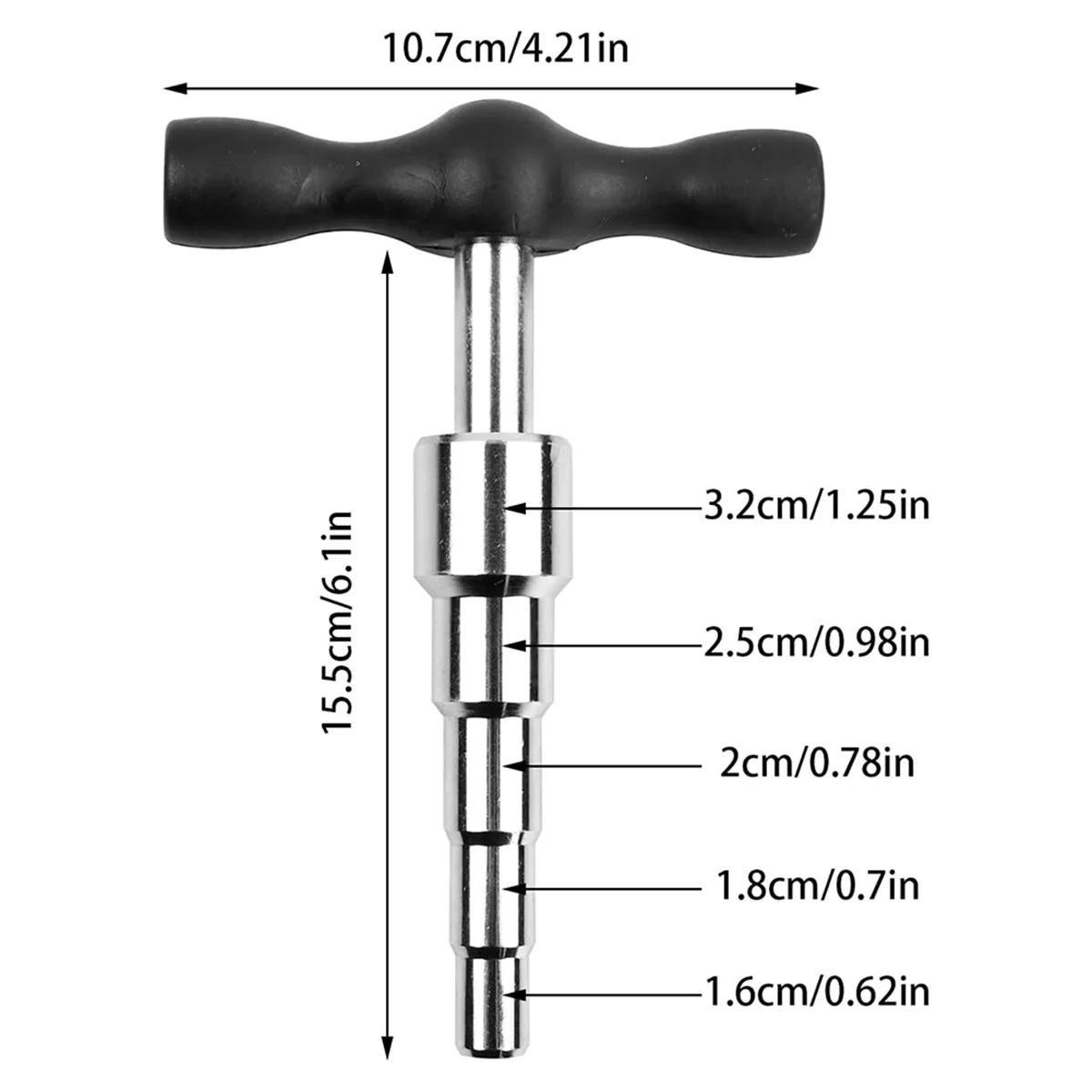 Herramienta de calibración de tuberías A56XQ, expansor de tubos, desbarbado para tubos compuestos multicapa, calibrador escariador PPR para tuberías PEX