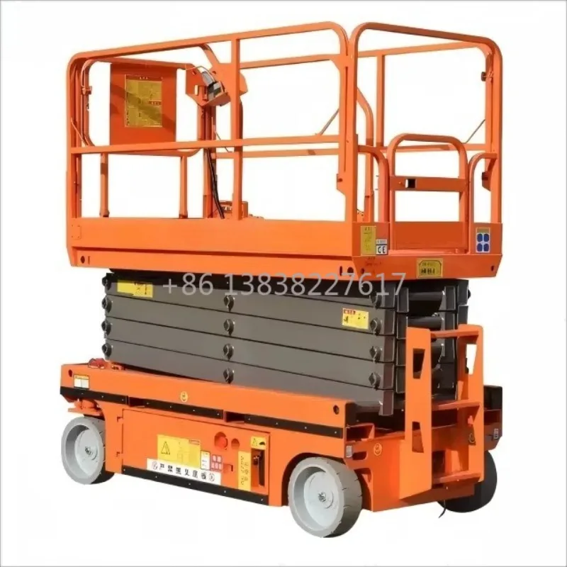 Factory Direct Supply 4m-18m Automatic Self-propelled Hydraulic Scissor Lift Aerial Lifting Platform view 6