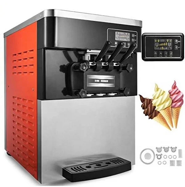 

Three Flavors Soft Ice Cream Machine