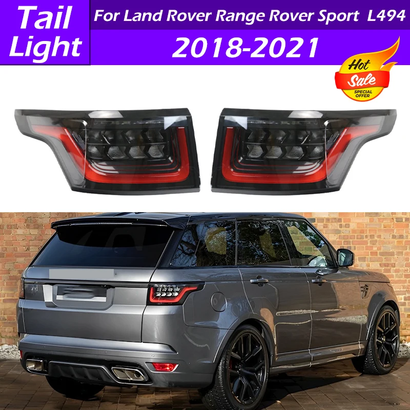 LR116468 LR116471 LED Car Rear Bumper Tail Light Brake Light Turn Signal Lamp For Land Rover Range Rover Sport L494 2018-2021