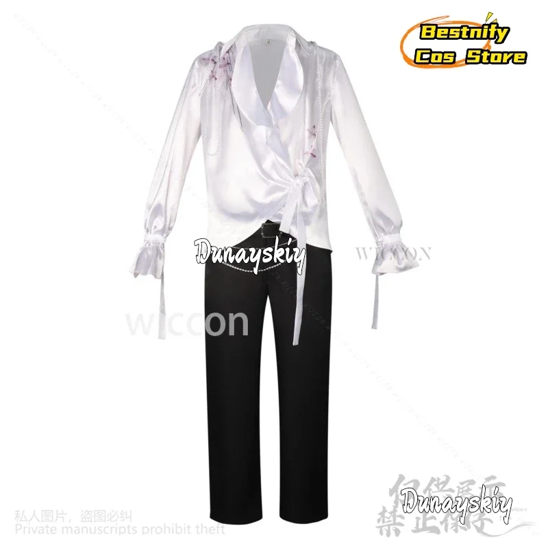 لعبة كوسبلاي لاف آند ديب سبيس كوسبلاي زين ليشن زي الربيع والزهور قلادة السراويل أنيقة الفرنسية زهرة قميص شعر مستعار كوسبروف