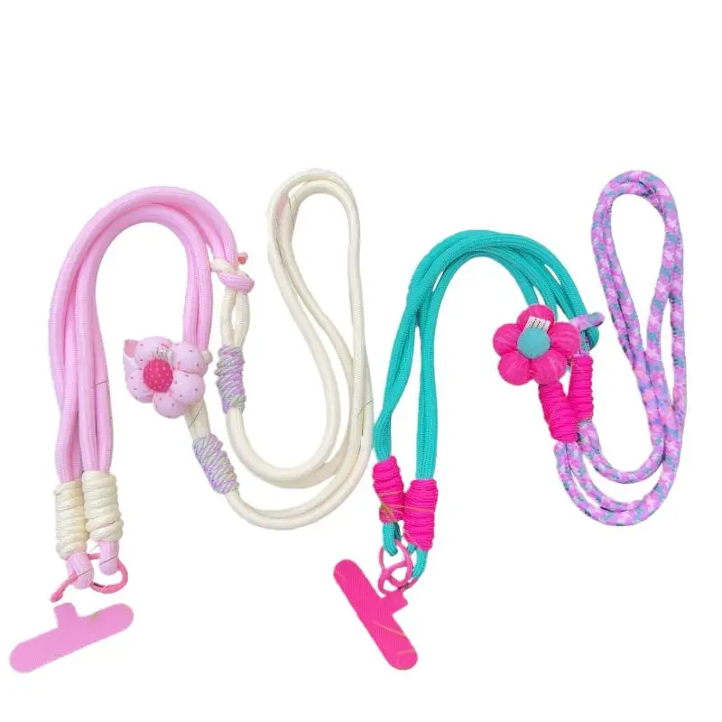 1 Stück 3-in-1 Halsband-Handschlaufe, abnehmbar, 120 cm, Umhängeband für Mobiltelefone, geeignet für Telefon und Wasserbecher – Detail 7