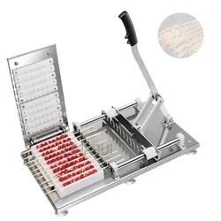 Barbecue 10 Skewers  Machine Lamb Satay Stringer Maker Manual Skewer Machine