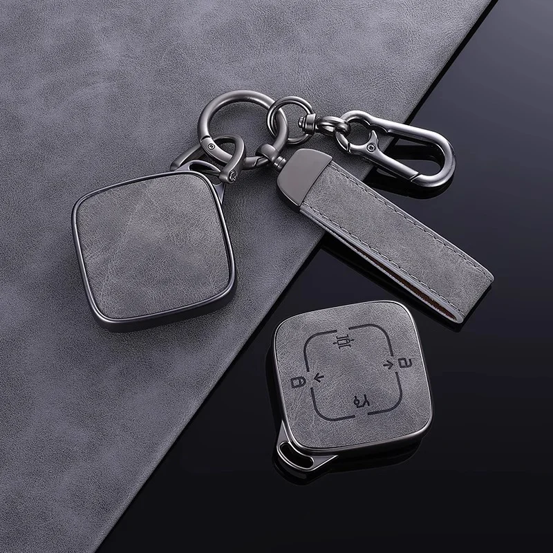 

Portable Key Case for ZEEKR 001 ZEEKR X 2023 2024 Remote Car Key Cover Fob Holder Protection Shell Keyring Keychian Accessories