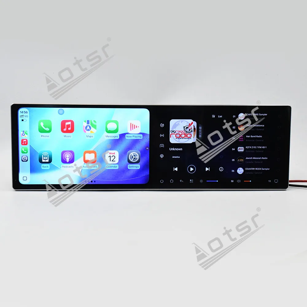 9.1'' Dual Screen Car Radio For Mercedes Benz GLK X204 2013-2015 Car Multimedia Video Player GPS Navigation Carplay Unit DSP