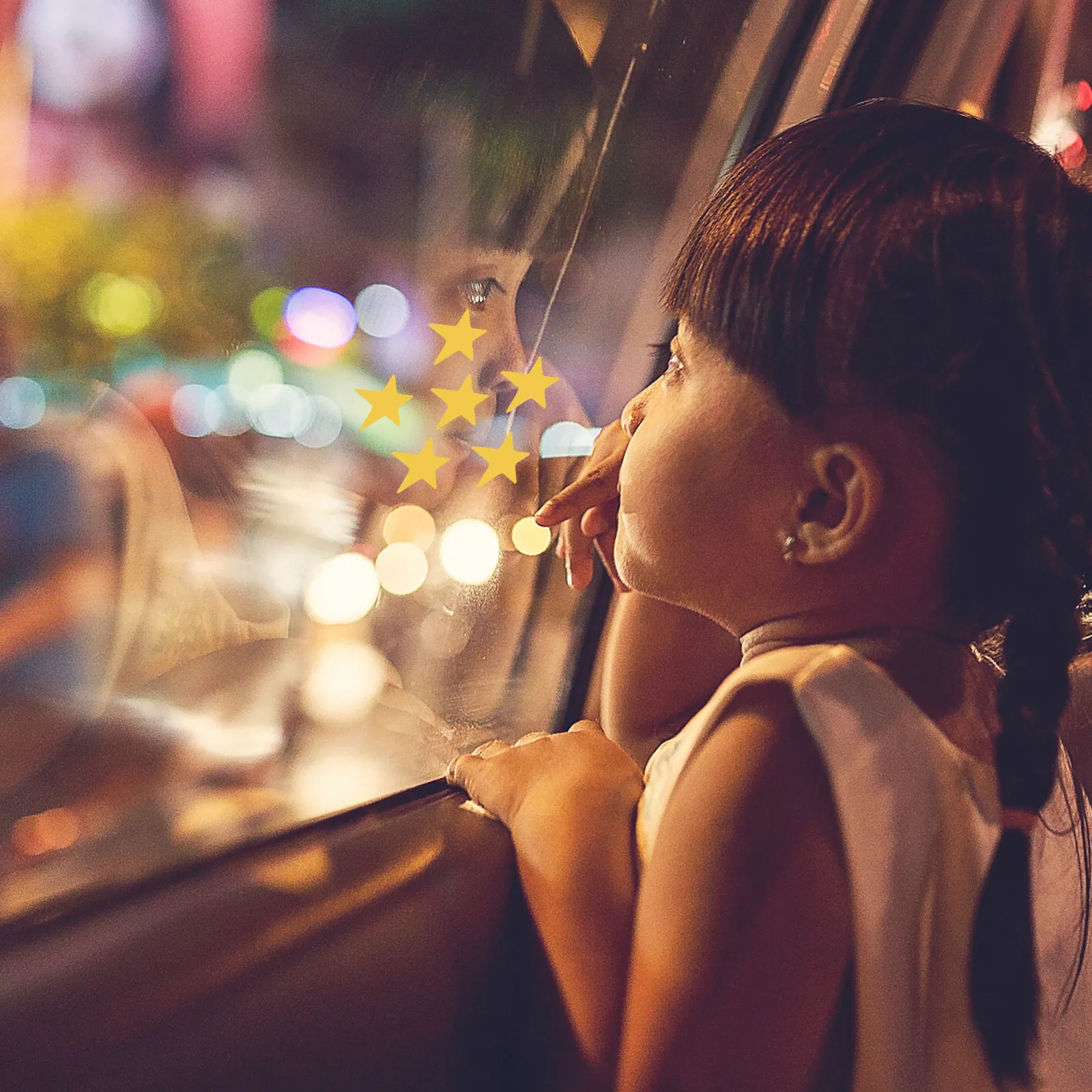 

10 Sheets Reward Golden Star Stickers High-Grade Self-Adhesive Five-Pointed Star Labels for Teachers Parents Home School Use