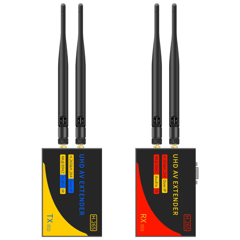 Nadajnik-odbiornik HDMI bezprzewodowy 1080p 4K 5G 200M Audio Video Rozdzielacz Podpora VGA Wyjście Kabel Sieciowy Cat6