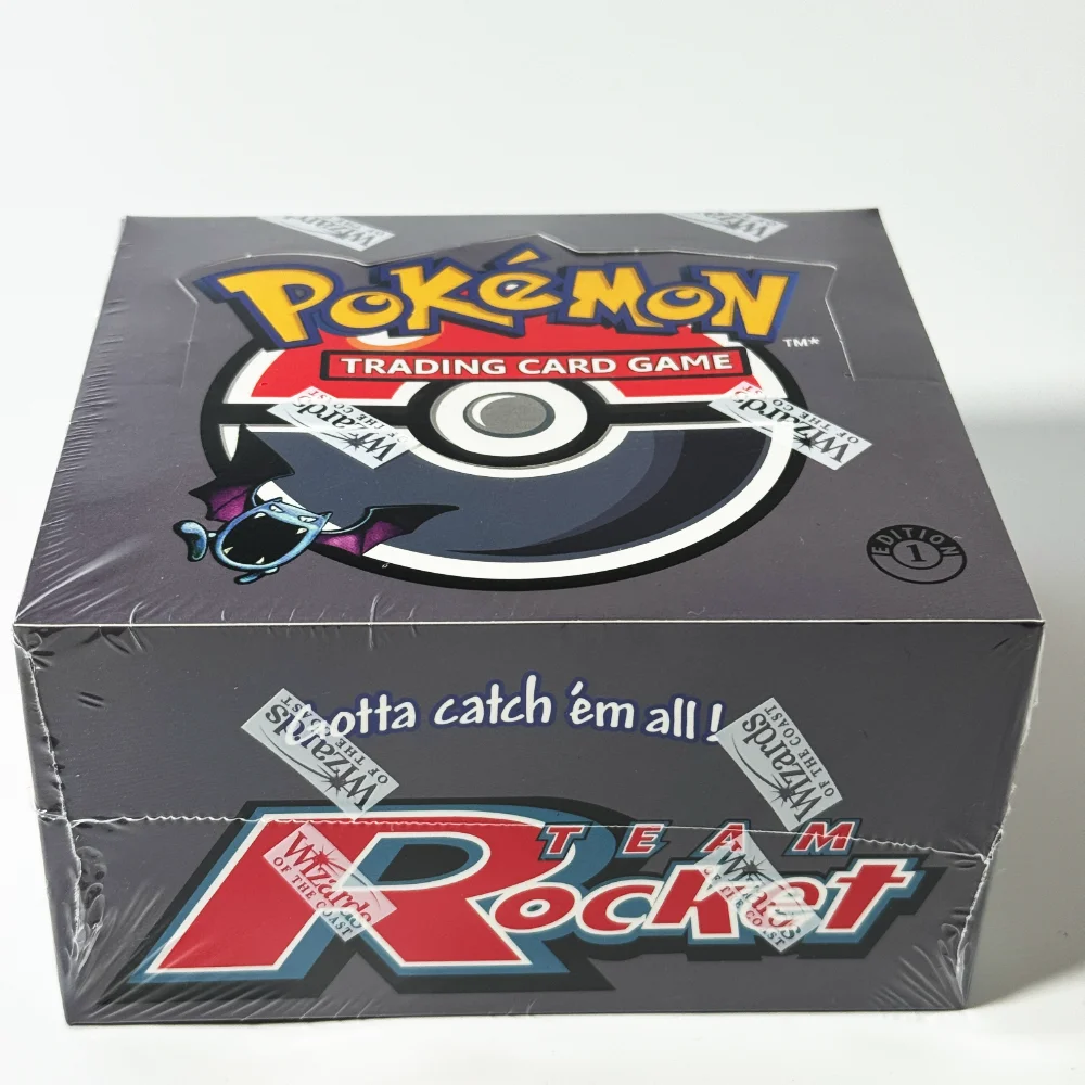 PKM Base Set Fossil Jungle Team Rocket Neo Destiny Booster Box 1999 2000 Year 1st Edition 1Box 36 Packs Proxy Game Cards Sealed