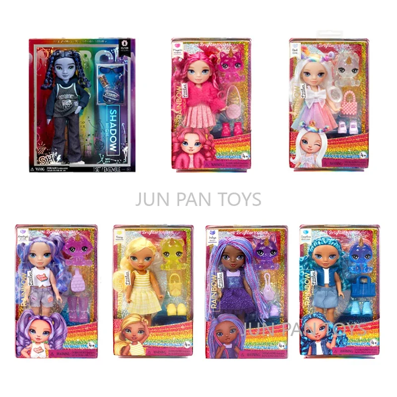 Rainbow High Littles Shadow High Classic Cartoon Fashion Small Doll with Purse and Accessory Collectible Girl Toy Christmas Gift