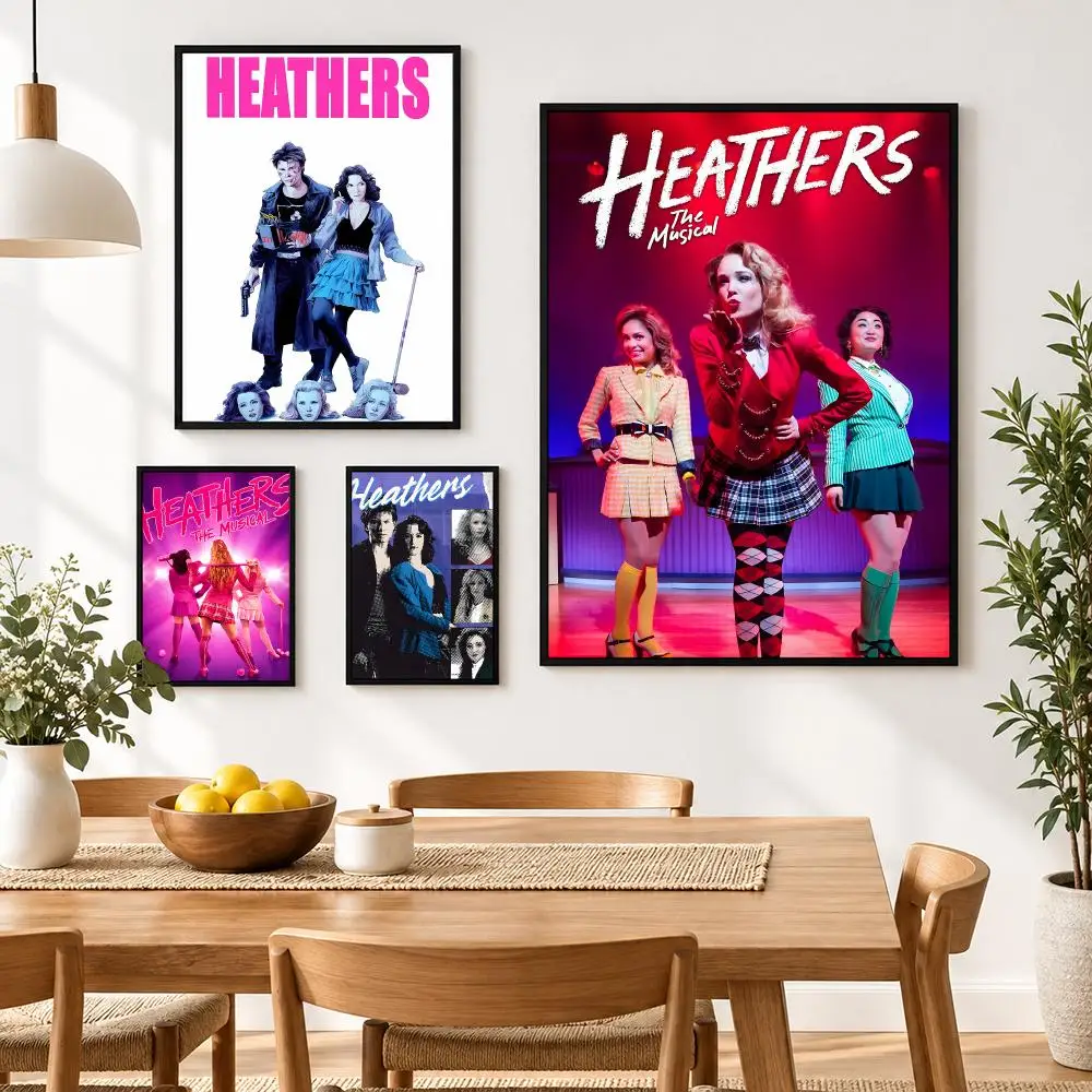Teenage Musical H-Heathers Poster Waterproof HD Modern Peel And Stick Wall Decor Living Room Dorm Garage