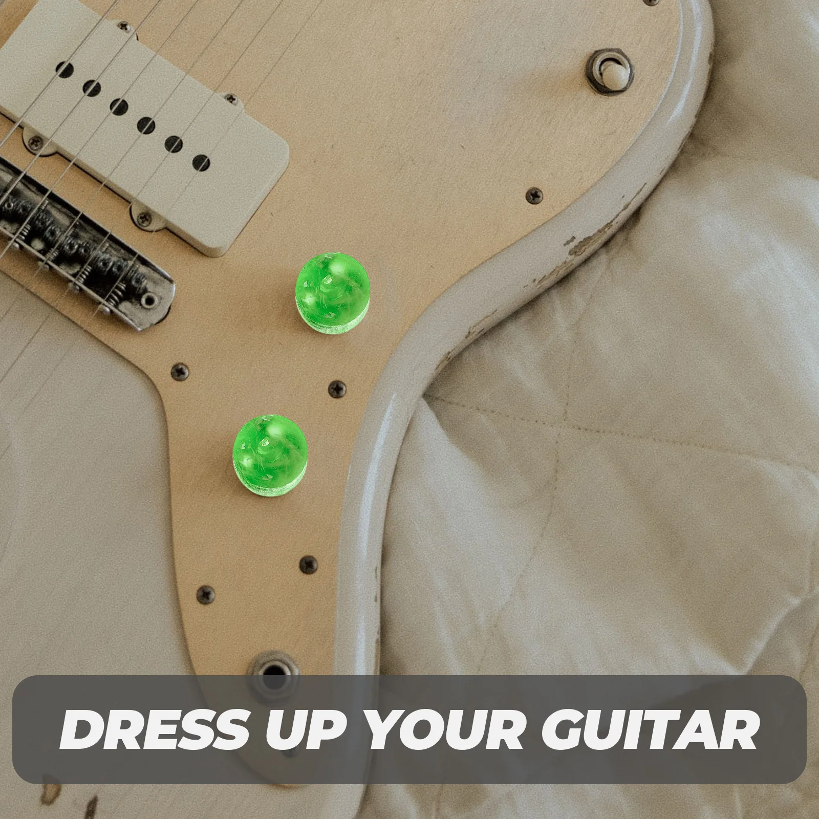 

1 set 1 Set Electric Guitar Knobs Potentiometer Volume Tone Control Plastic Dome Knob For Instrument Accessories Bass