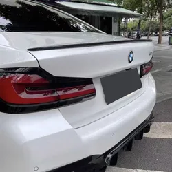 For BMW 5 Series G30 F90 M5 2016-2023 M5 Style Rear Trunk Roof Lip Spoiler Wing Car Rear Boot Lip Cap Spoiler Splitter Exterior