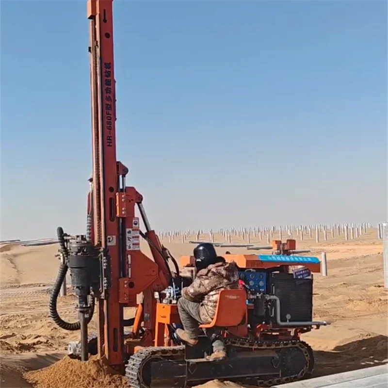 Big Pile Driver Machine Guardrail Truck Mounted Pile Driver Bagger Mounted Hydraulic Rotary Pile Driver