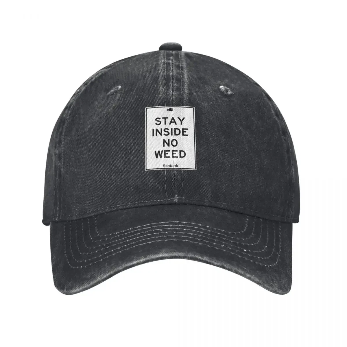 STAY INSIDE NO WEED Baseball Cap Hat Baseball Cap Luxury Hat Mountaineering Snap Back Hat Women's 2025 Men's