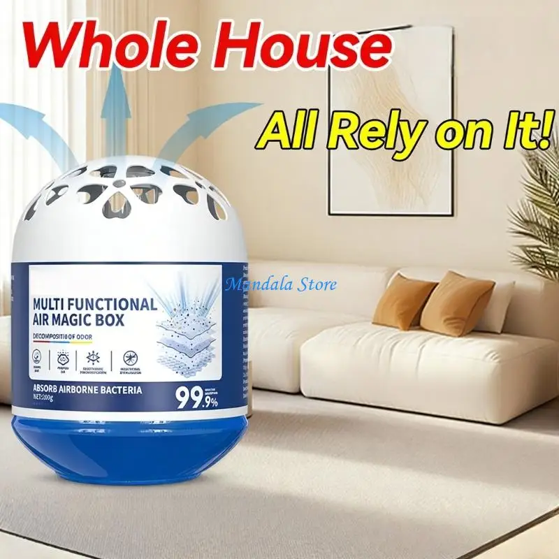 U2JC Automatic Gel Freshener Deodorizer Magical Box for Effective Air Refreshment
