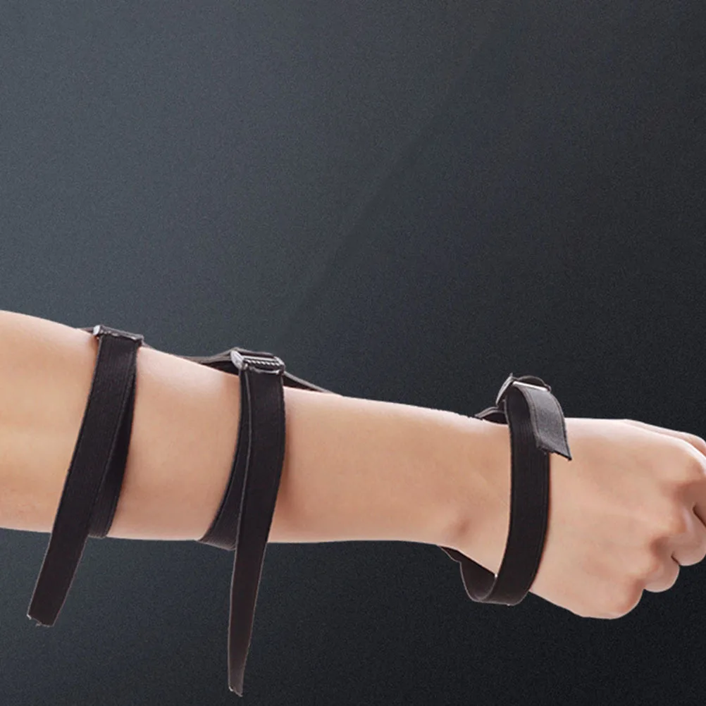 واقي ذراع الرماية، واقي عالمي للقوس والسهم، تصميم حزام مطاطي مناسب لكلا اليدين، واقي ذراع الرماية