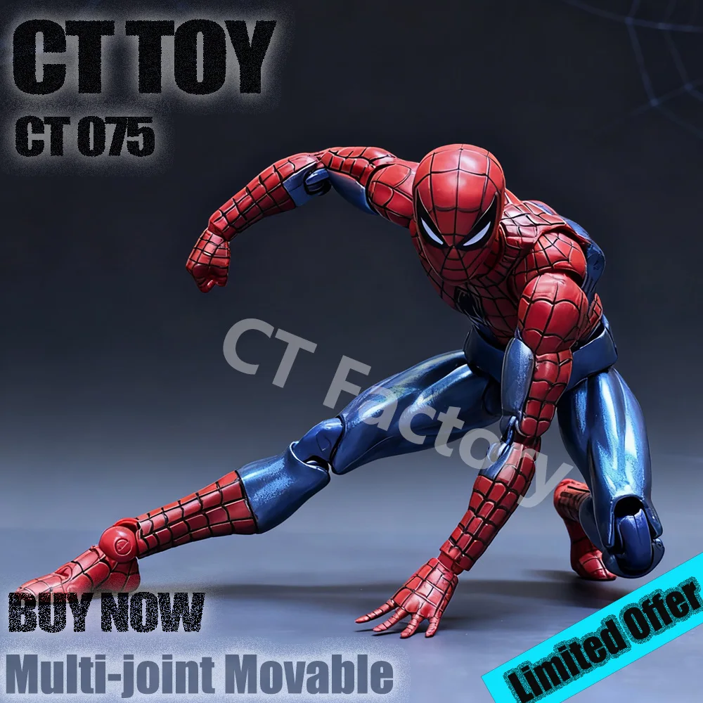 bandai-marvel-spiderman-075-action-figure-poseable-robot-model-toy-for-adults-kids-christmas-birthday-gift-2025-new-collectible