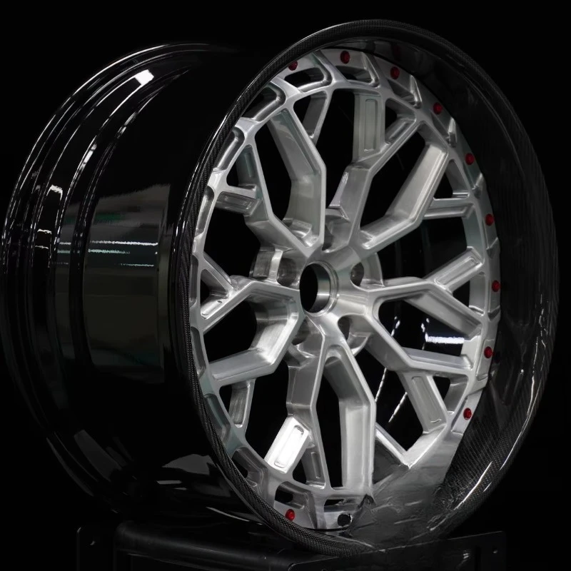 Custom 2-piece Forged Wheels Rims  18-19-20-21-22-23-24 Inch Fit Car for G28/Mustang/SLK/GTS/CLS/M3/M4/M5/X6