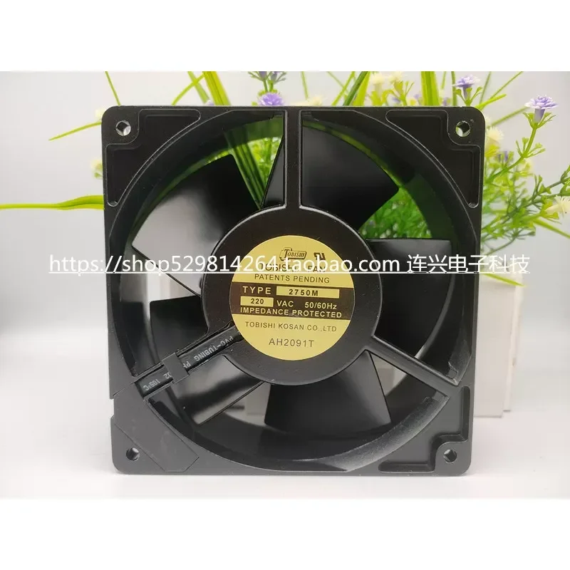for TOBISHI FAN 12038 220V TYPE2750M High Temperature Oven Full Metal Iron Leaf Fan