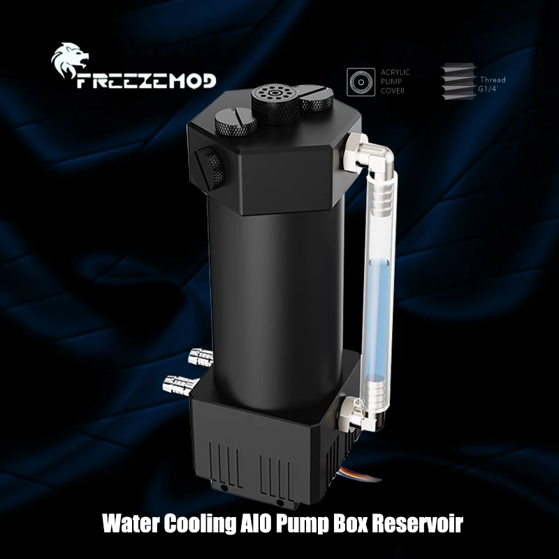 

FREEZEMOD AIO Box Pump Цельнометаллический корпус, противоударный промышленный уровень, 12 В постоянного тока или 24 В, 133-233 мм PUB-JSM6