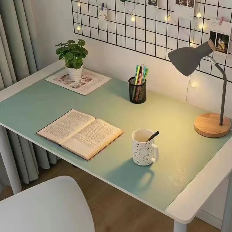 Portable Home Desk Pad Surface Protective Office School Desk Writing Mat Easy Clean PU Leather Student Desk Mat Organizer pad