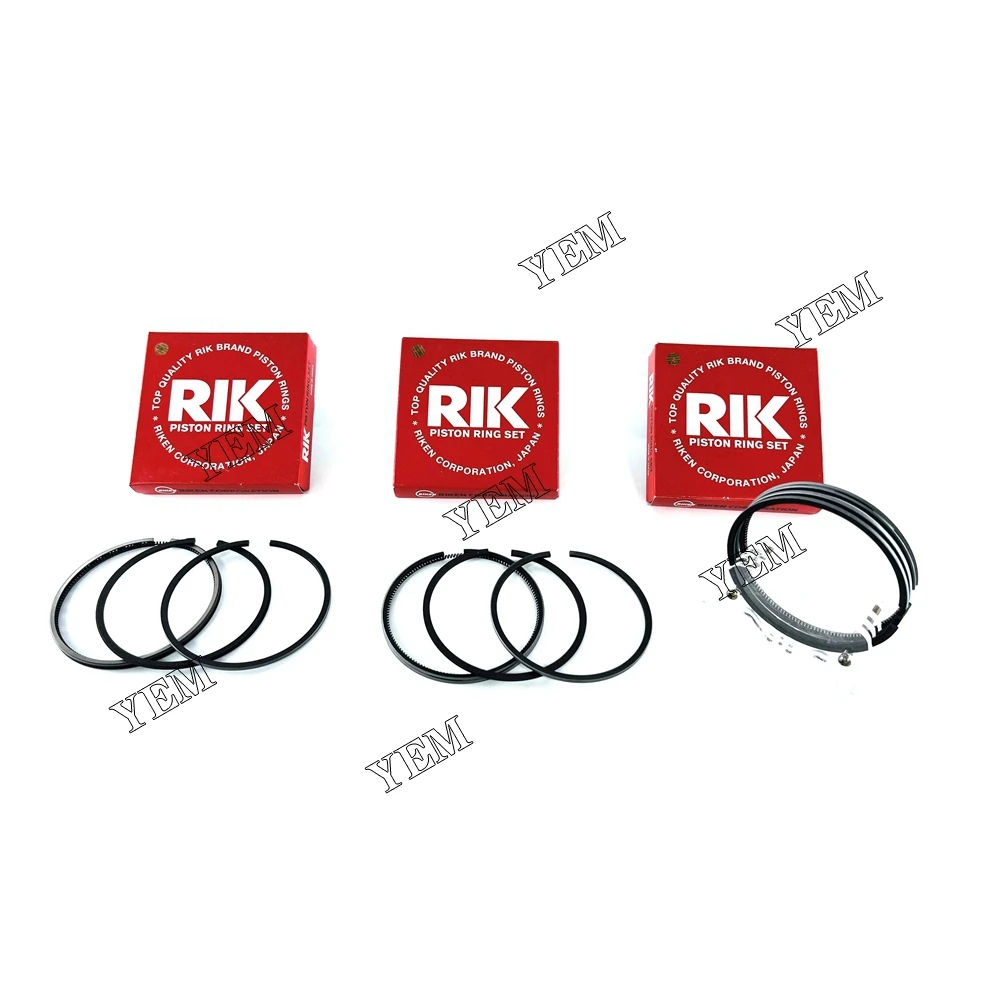 Competitive Price K3D Piston ring set For Mitsubishi Engine For Iseki TU160 TU170 tractor ref MM406600