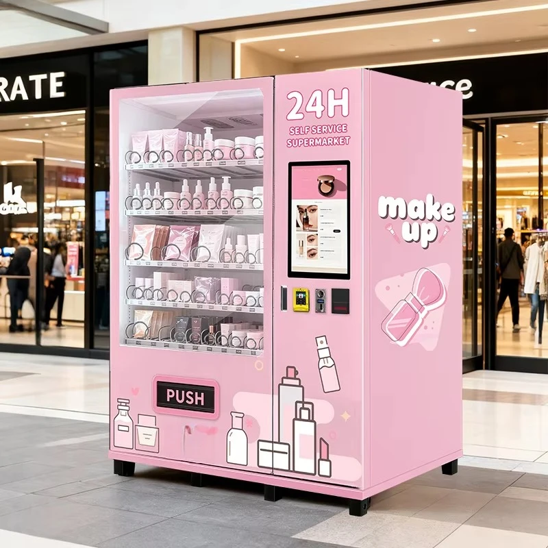 

Large Capacity Touch Screen Factory Wholesale Intelligent Machine for Public Cosmetic Vending Machine Makeup Vending Machine