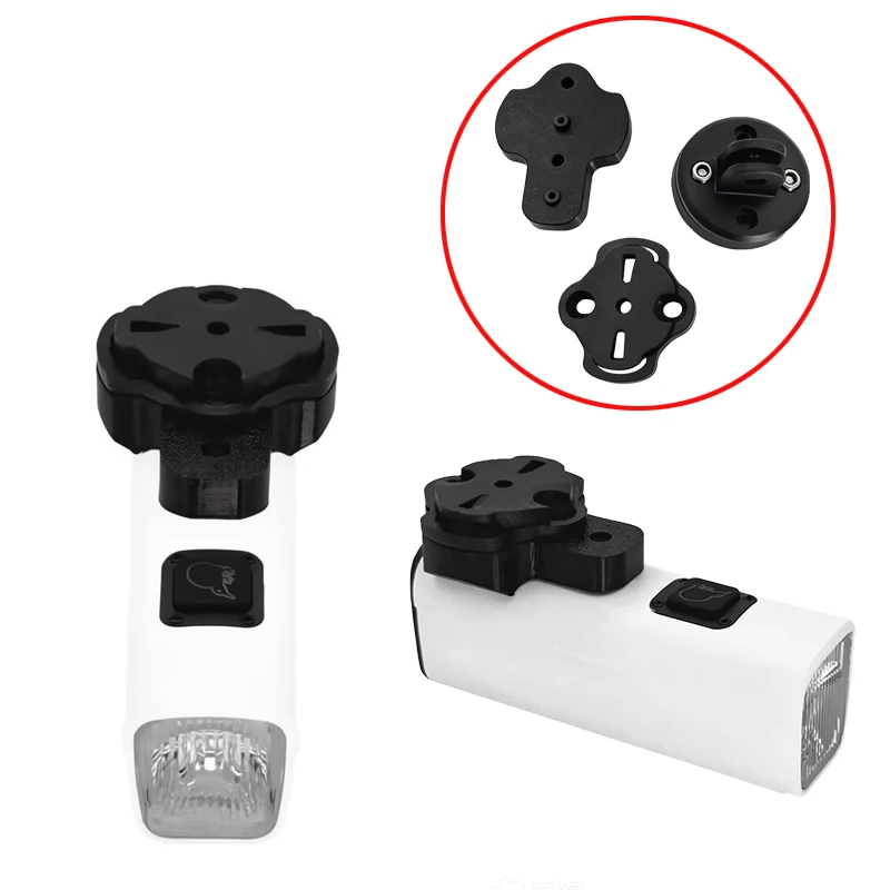 1Set For GACIRON KIWI 400/800/1200 Bike Light Convert to Garmin Interface Quick Release Adapter Base Cycling Headlight Mod Parts
