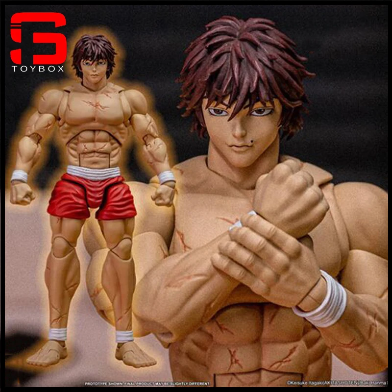 

【2025 Q3】Storm Toys BHSA01 1/12 Hanma Baki Double Head Action Figure Mini Soldier Figurine Model Full Set Collectible Toy