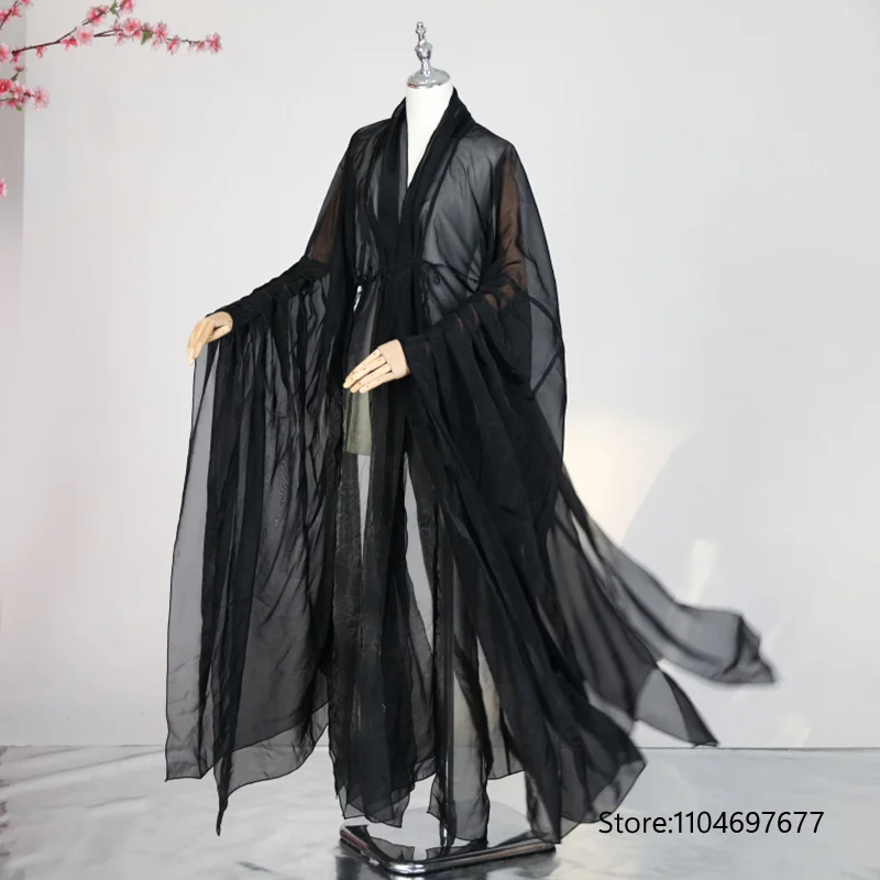 Chinese Traditional Hanfu Dress Cosplay Costume Ethnic Style Show Stage Women's Classical Dance Clothes Party Photo Clothing - view 3