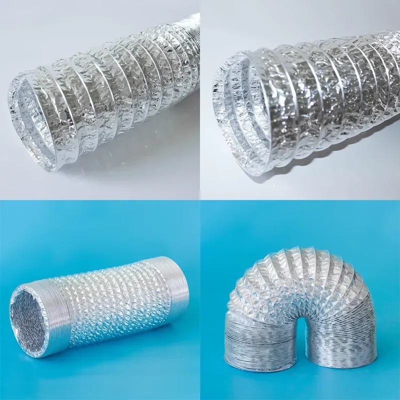 for Aluminum Flexible Duct  Air Conditioning System Exhaust Ventilation A2 Fire Resistance -30 to 150 C Energy Saving